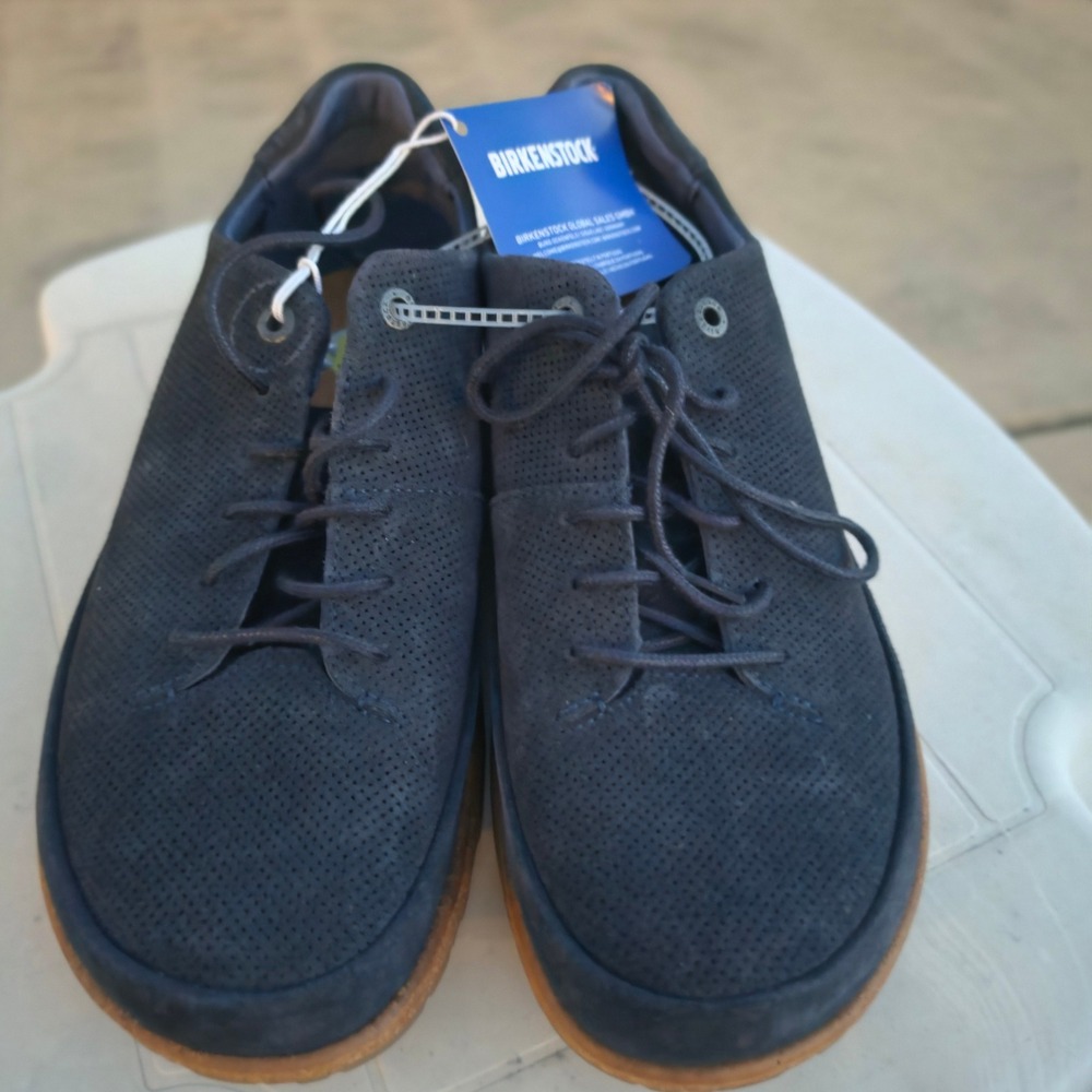 NWT BIRKENSTOCK Honnef Suede Lace Up Shoes Women 40L 1121 01 Made in Portugal